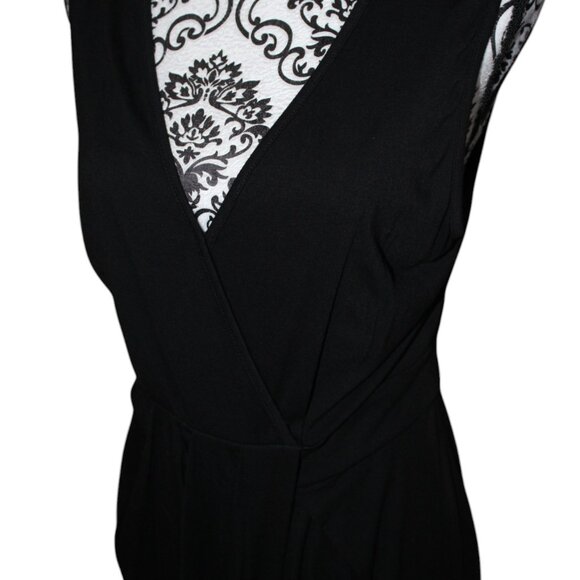 Three Dots Jersey Black Tank Dress Size Large Good Used Condition Comfy - Picture 4 of 10